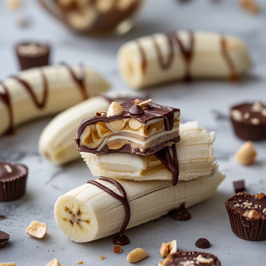 Low Calorie Frozen Banana Snickers Recipe