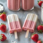 Strawberry Cottage Cheese Smoothie Pops