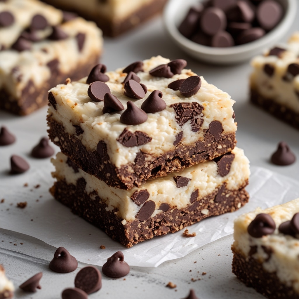 High-Protein Chocolate Chip Cottage Cheese Bars