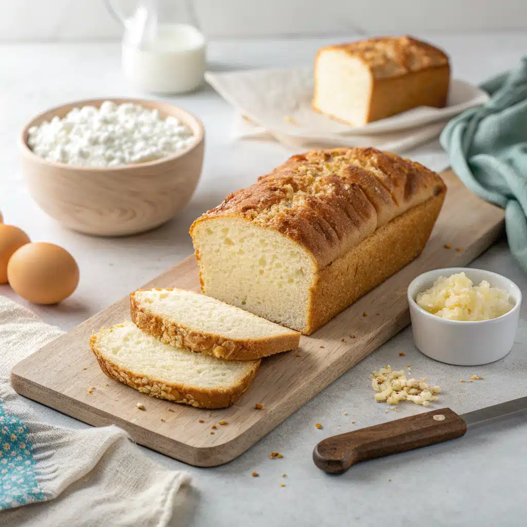 Easy Best Low Carb Keto Cottage Cheese Bread Recipe