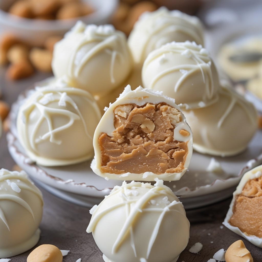 White Chocolate Peanut Butter Balls