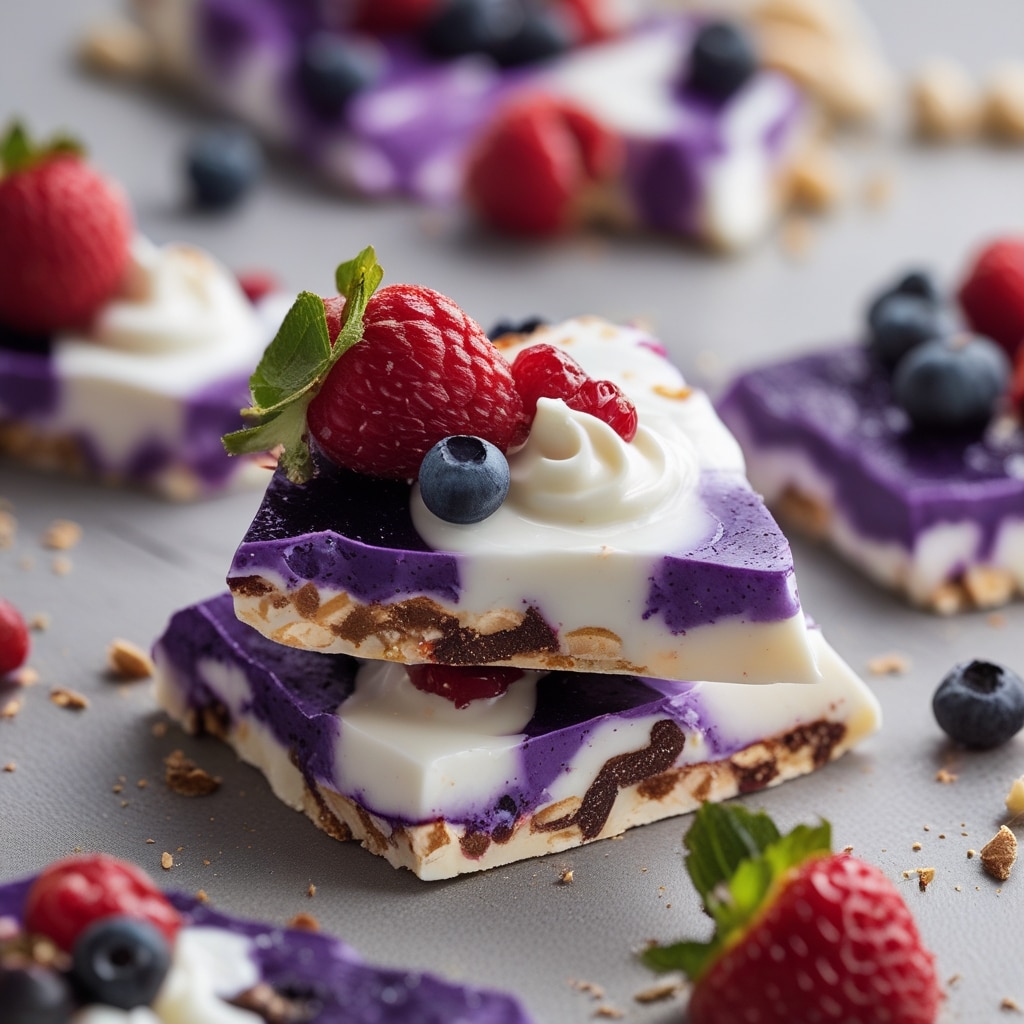 High-Protein Yogurt Berry Bark