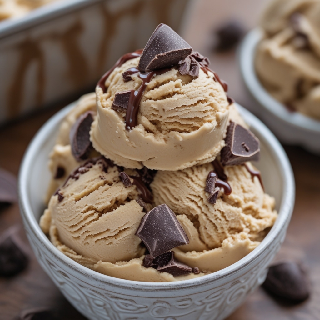 Peanut Butter Chocolate Keto Ice Cream