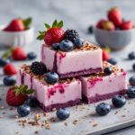 High-Protein Frozen Berry Yogurt Bar