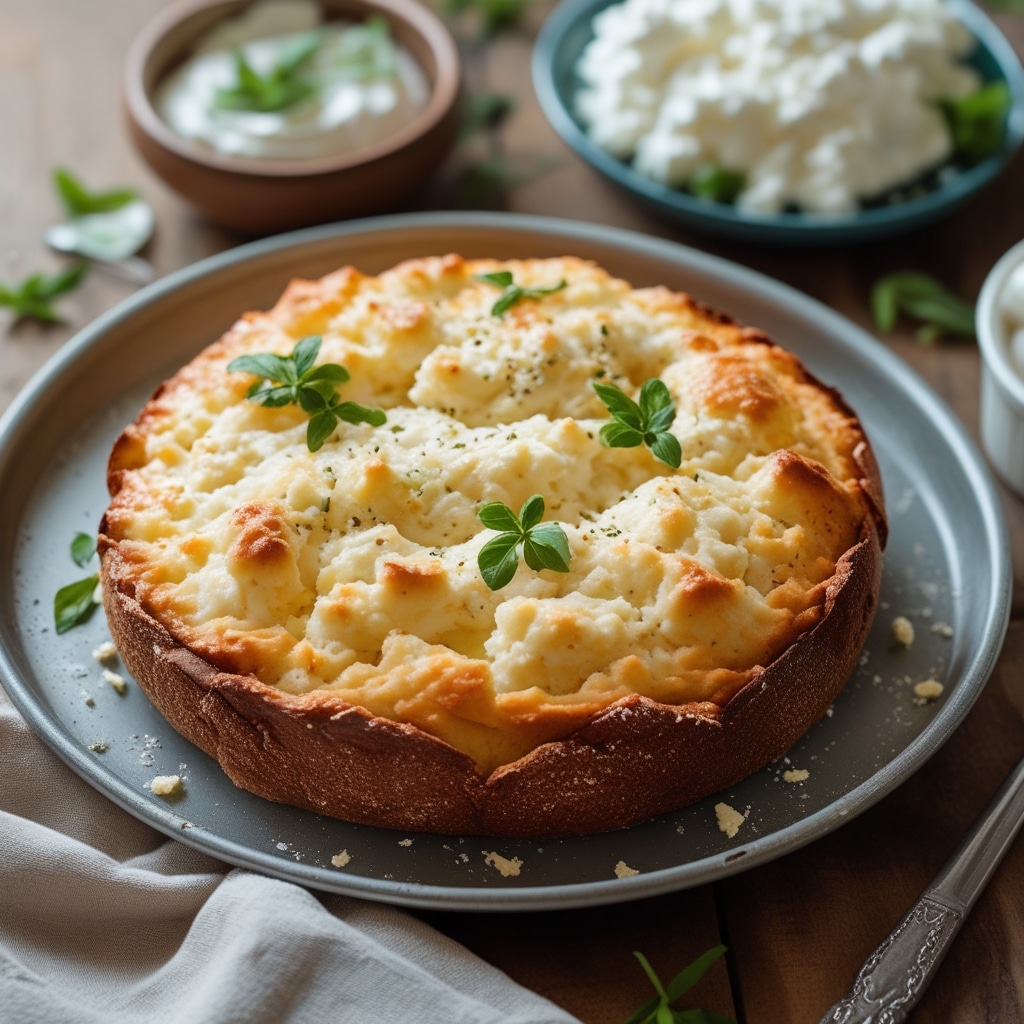 2 Ingredient Cottage Cheese Bread