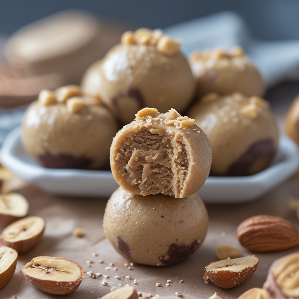 Peanut Butter Banana Protein Smoothie Bites