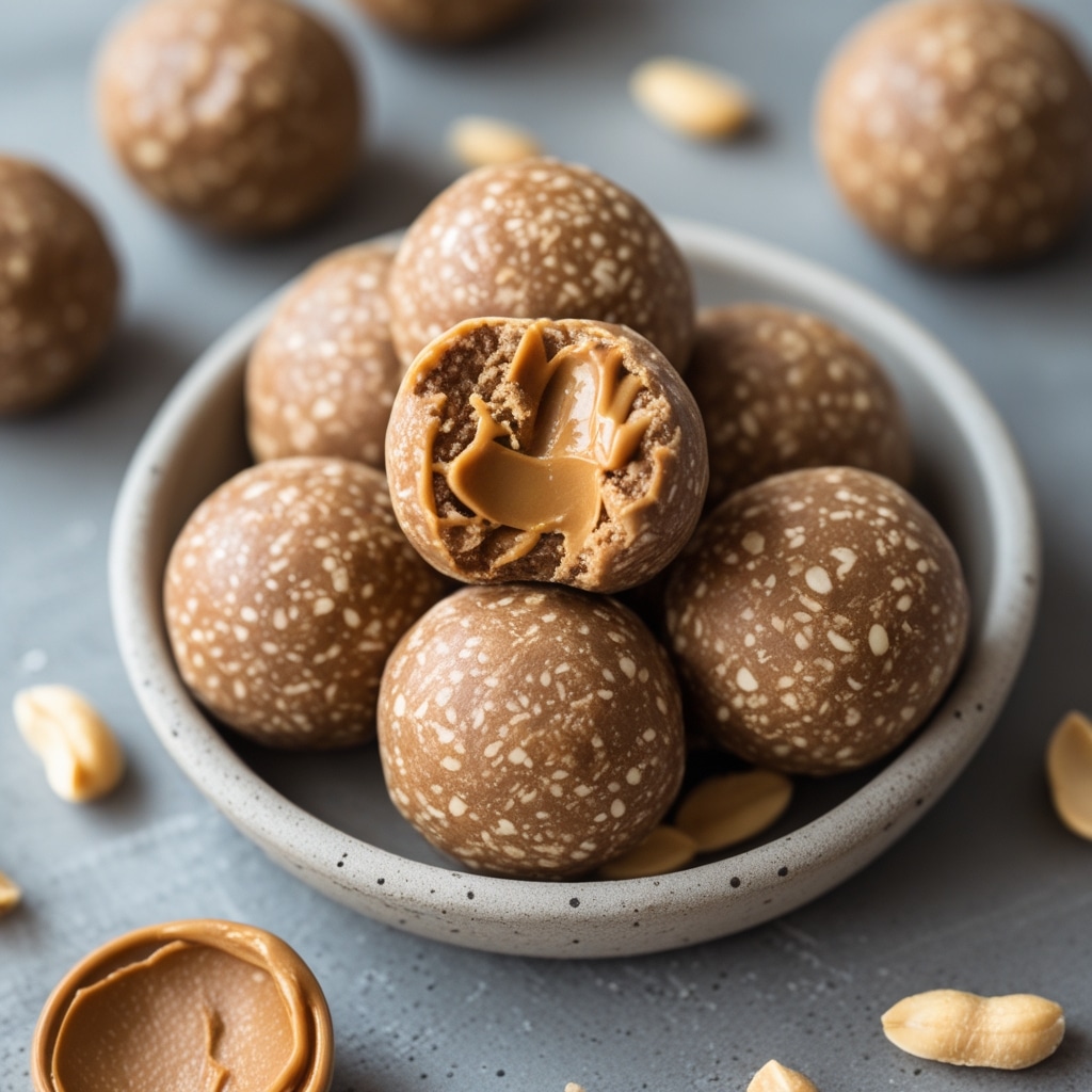 3-Ingredient Peanut Butter Protein Balls