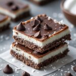 Keto Chocolate Coconut Frozen Bars