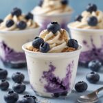 Blueberry Cheesecake Frozen Yogurt Cups