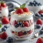 Loaded Greek Yogurt Parfait with Berries