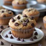 Chocolate Chip Cottage Cheese Protein Muffins