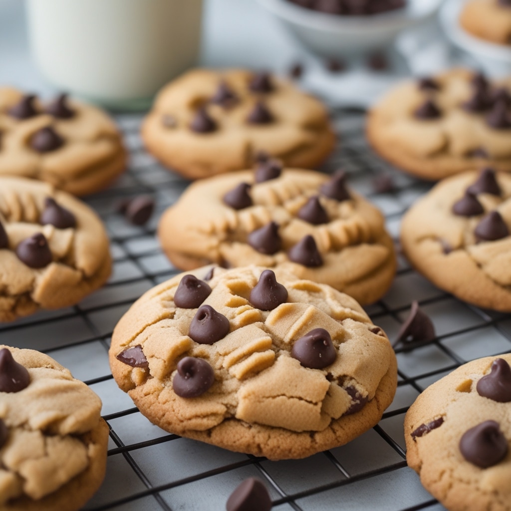 Peanut Butter Chocolate Chip Cloud Cookies