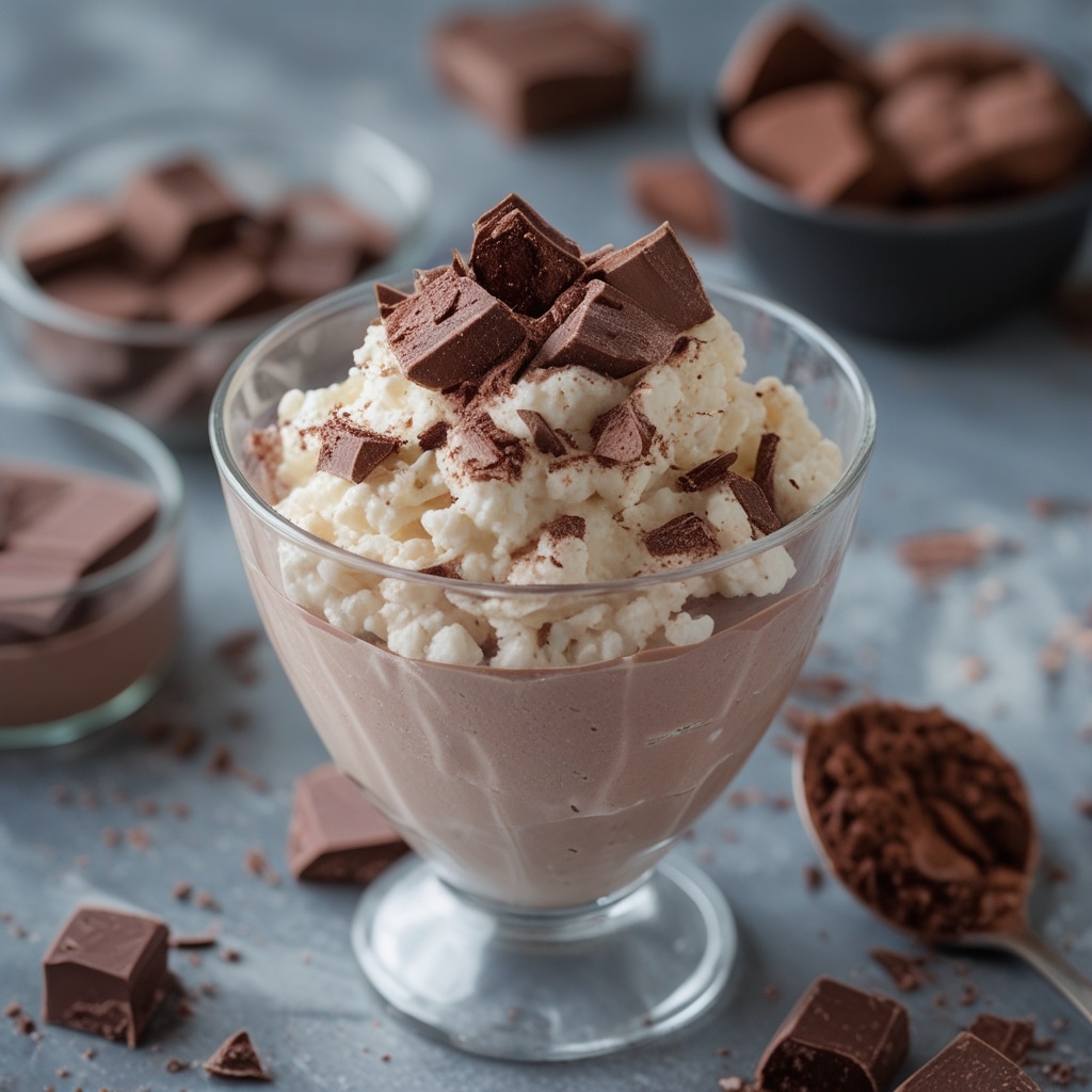 Protein-Packed Chocolate Cottage Cheese Mousse