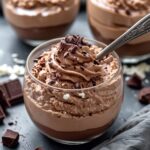 High Protein Cottage Cheese Chocolate Mousse