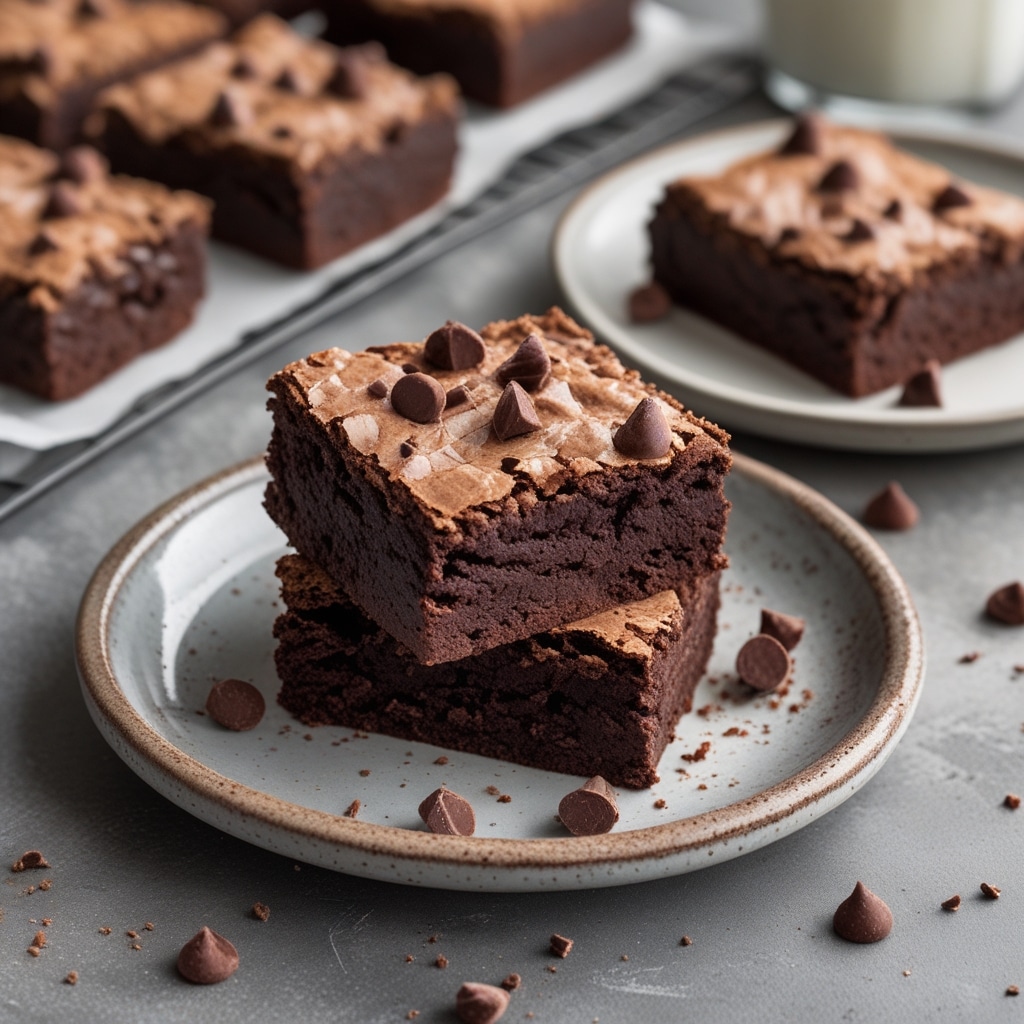 Easy Protein Brownies with Cottage Cheese