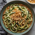 Zucchini Noodles with Peanut Sauce