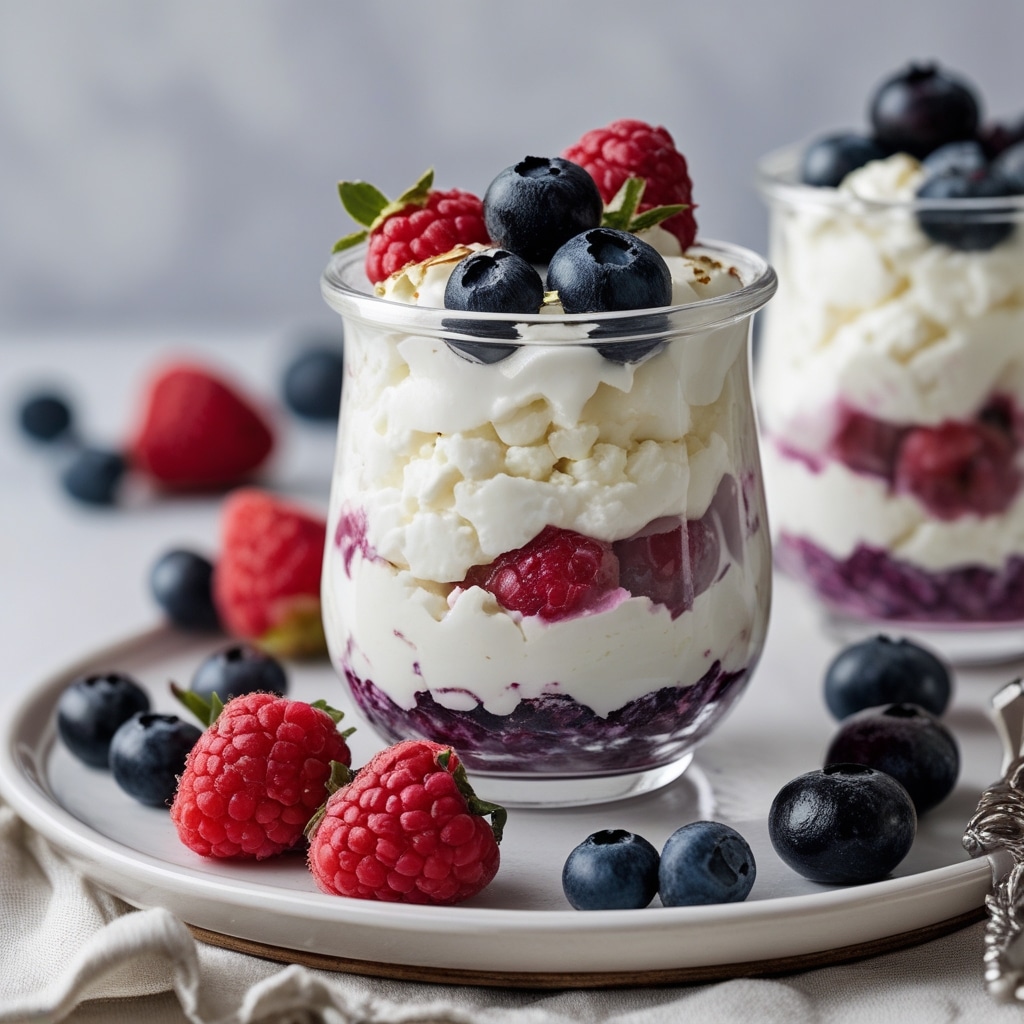 Low-Carb Berry Cottage Cheese Parfait