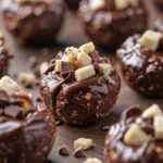 No-Bake Cottage Cheese Brownie Batter Protein Bites