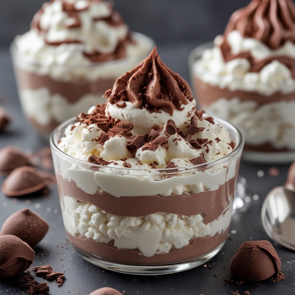 Chocolate Whipped Cottage Cheese “Mousse”