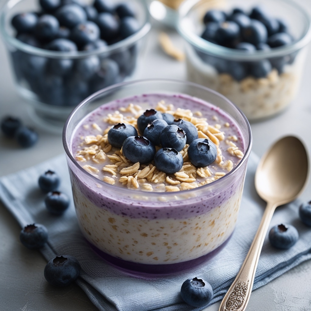 Blueberry overnight oats