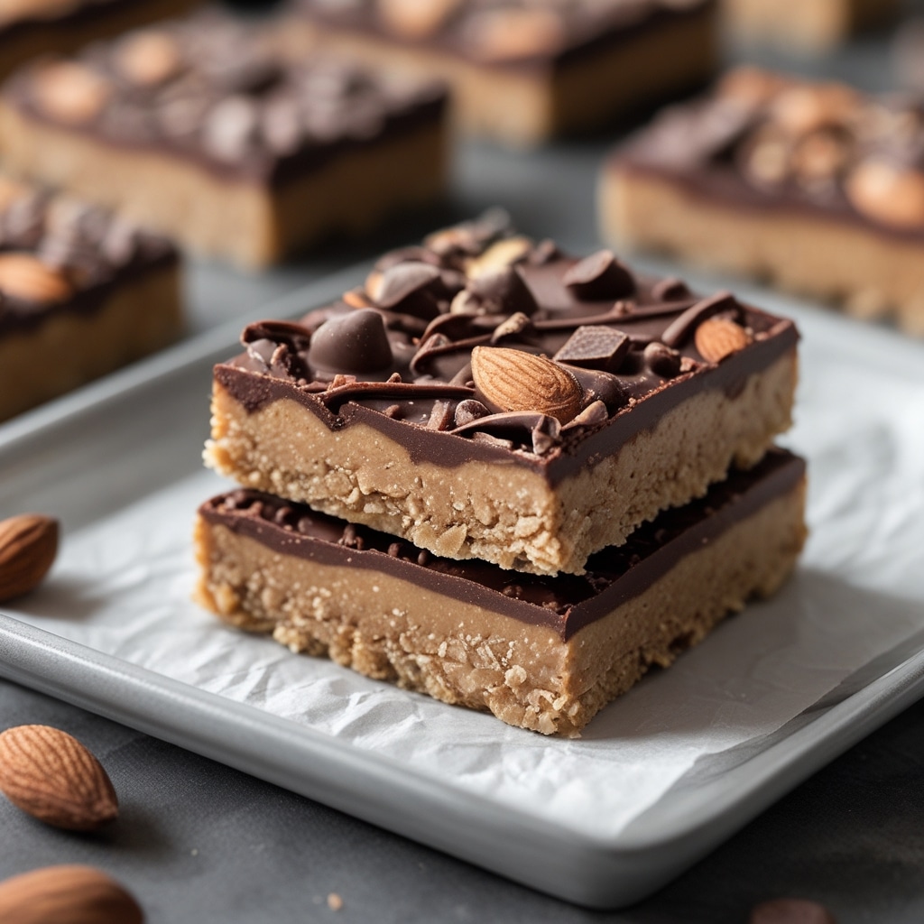 Chocolate Almond Butter Protein Bars