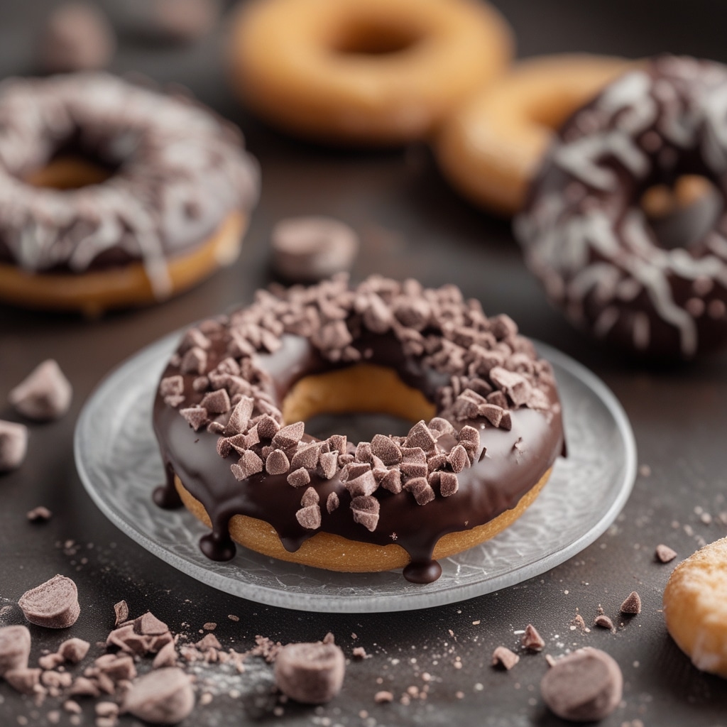 Chocolate Covered KETO Donuts
