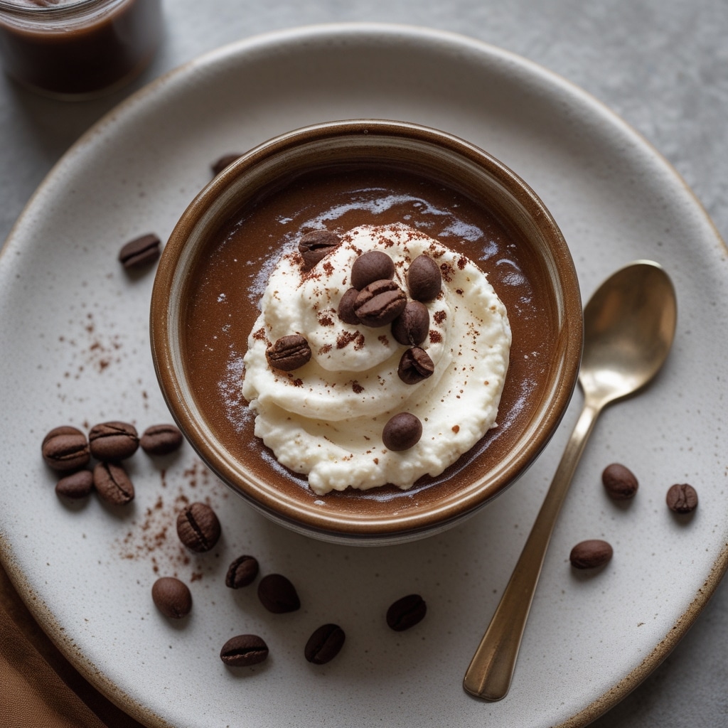 Keto Mocha Cottage Cheese Mousse