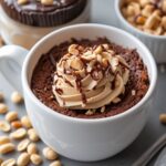Salted Peanut Chocolate Mug Cake