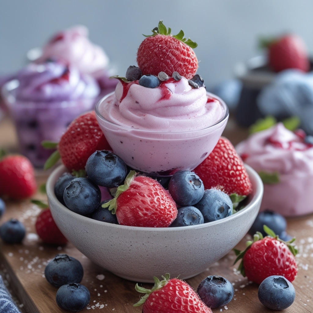 Frozen Yogurt Keto Berry Bites