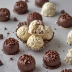 Chocolate Covered Cottage Cheese Ice Cream Bites
