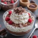 Chocolate Whipped Cottage Cheese Mousse