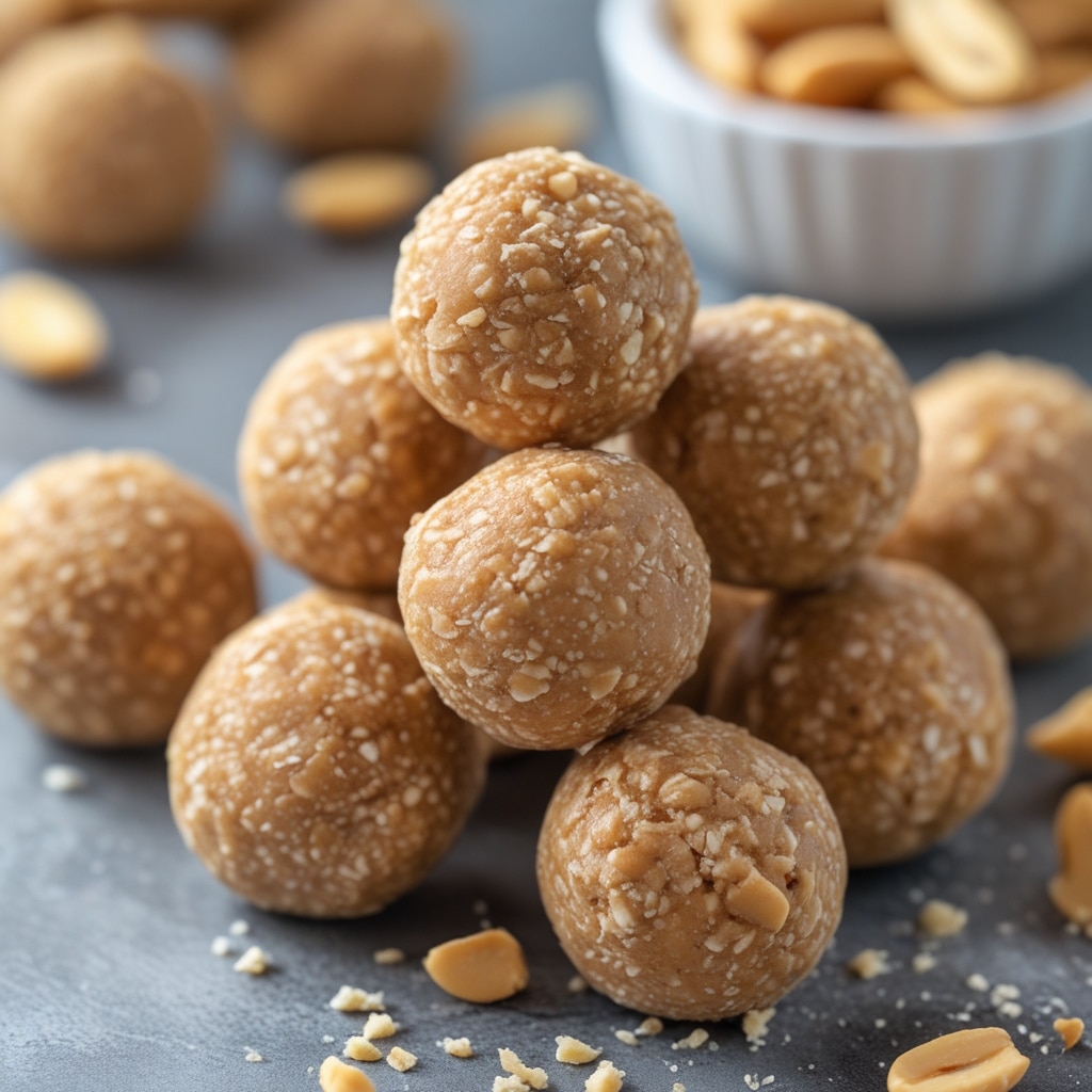 Crunchy Peanut Butter Protein Bites