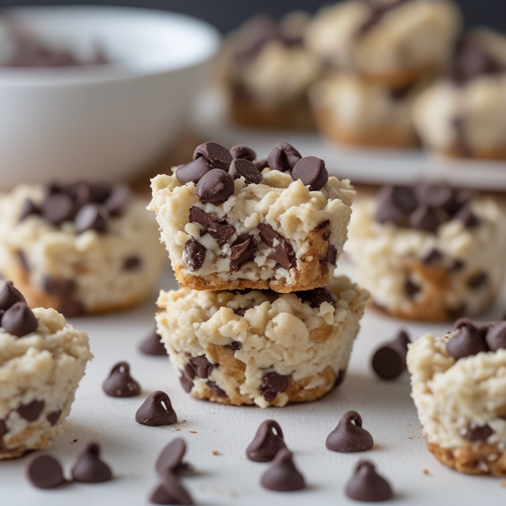 No-Bake Chocolate Chip Cottage Cheese Bites