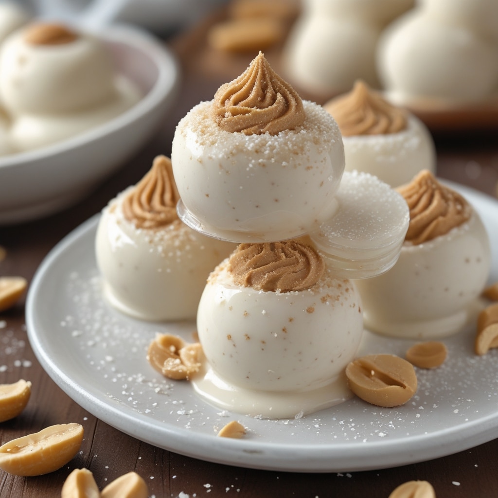 Irresistible Frozen Greek Yogurt Peanut Butter Bites