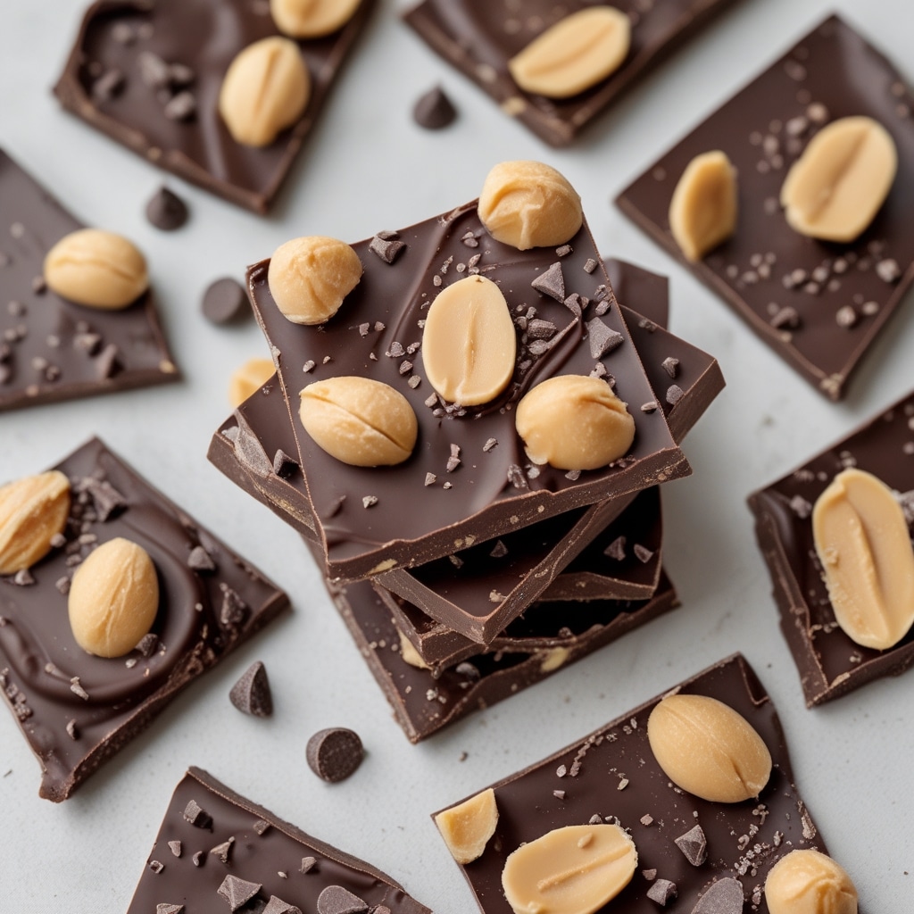 Chocolate Peanut Butter Protein Bark