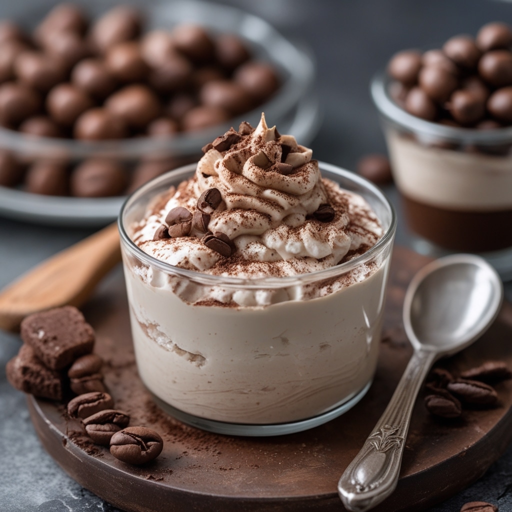 Keto Mocha Cottage Cheese Mousse