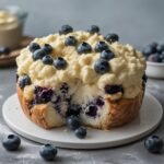 Blueberry Fluffy Cottage Cheese Cloud Bread