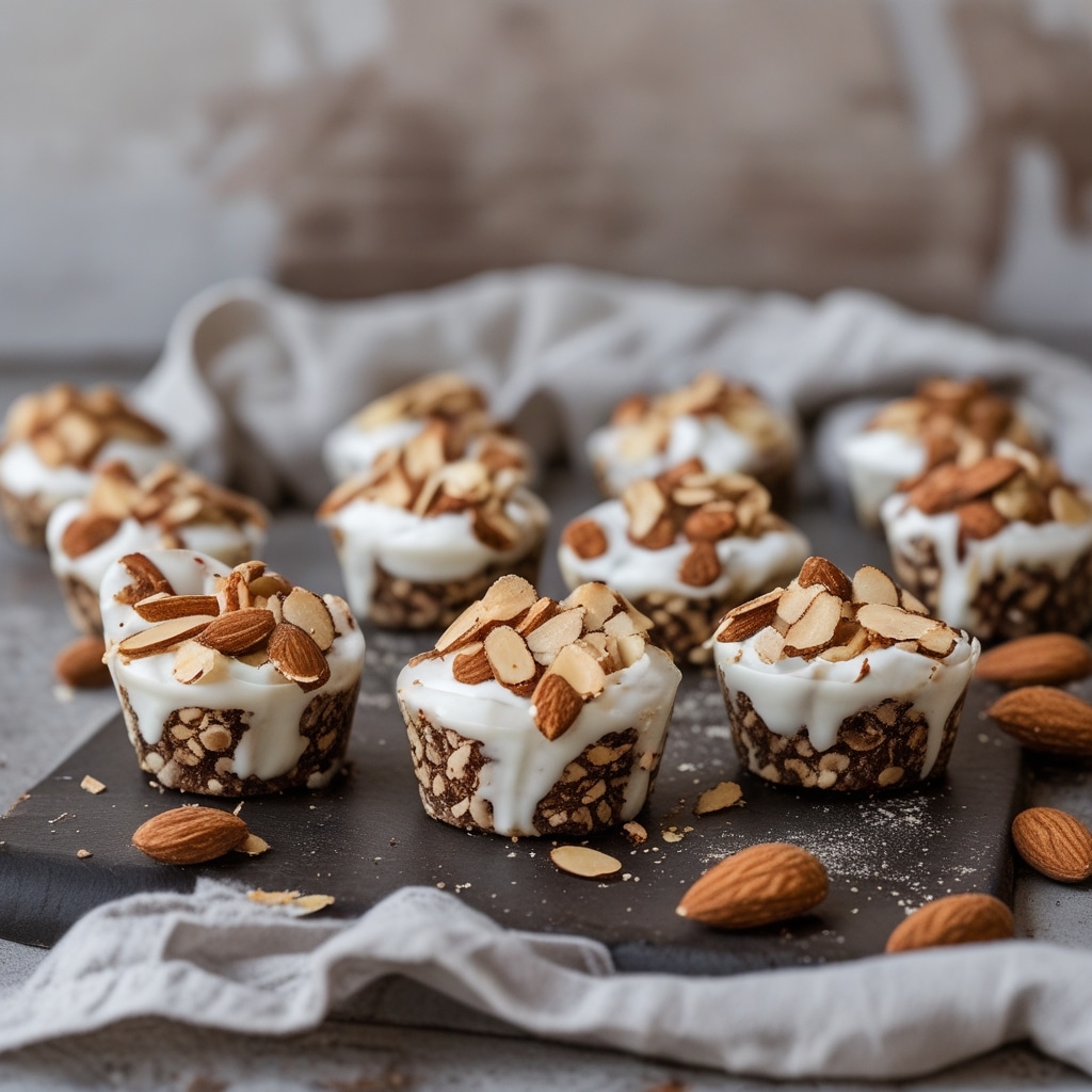 Almond Butter Greek Yogurt Crunch Cups