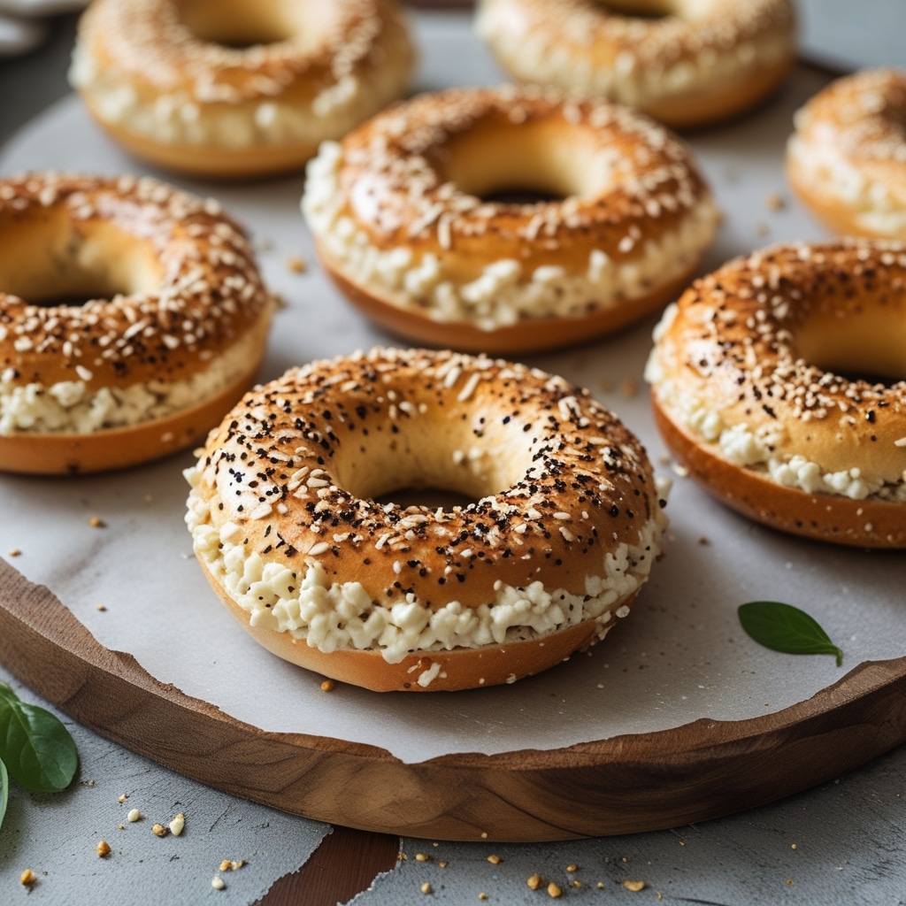 High-Protein Cottage Cheese Bagels