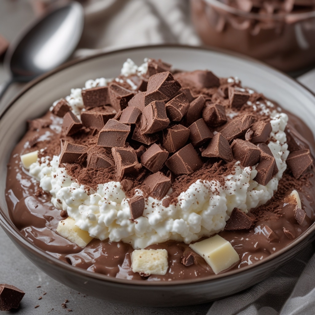 Cottage Cheese Chocolate Pudding