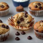 Chocolate Chip Cottage Cheese Protein Muffins