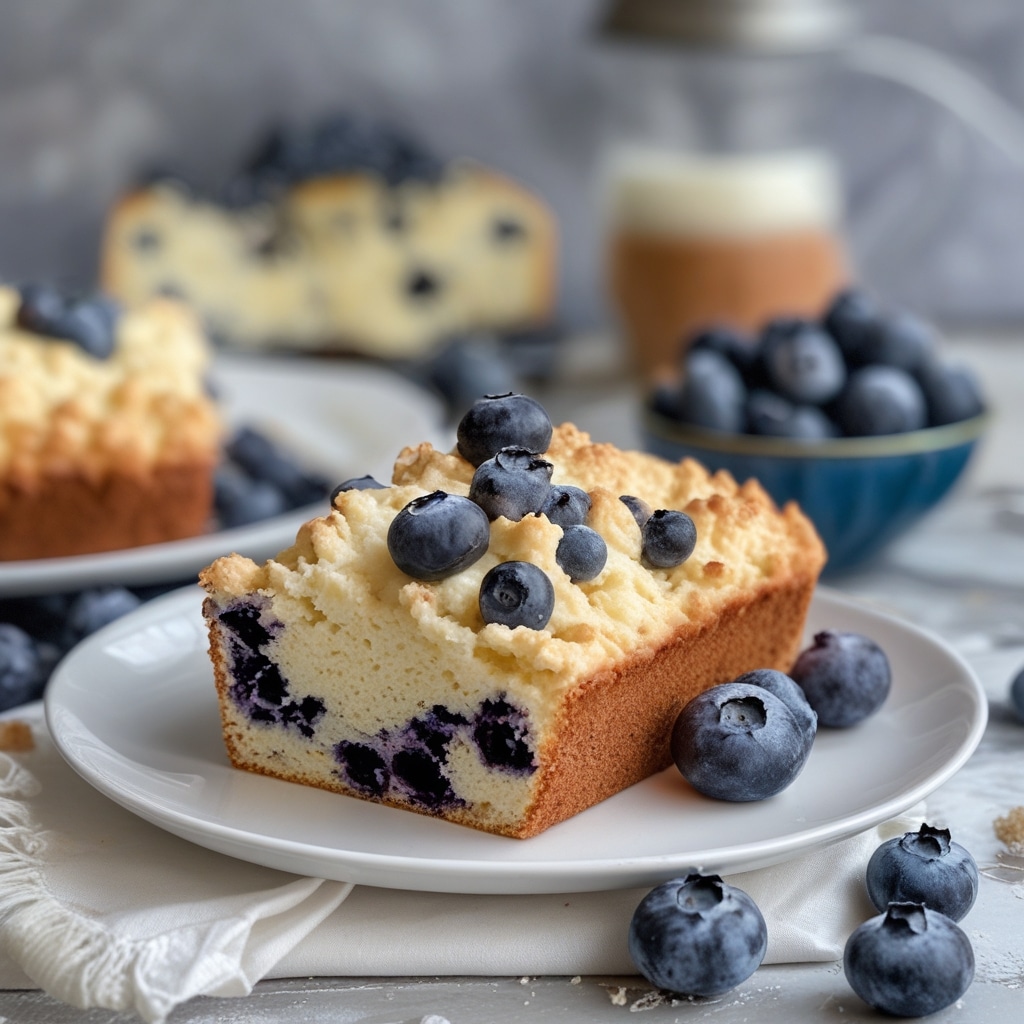 Cottage Cheese Blueberry Cloud Bread