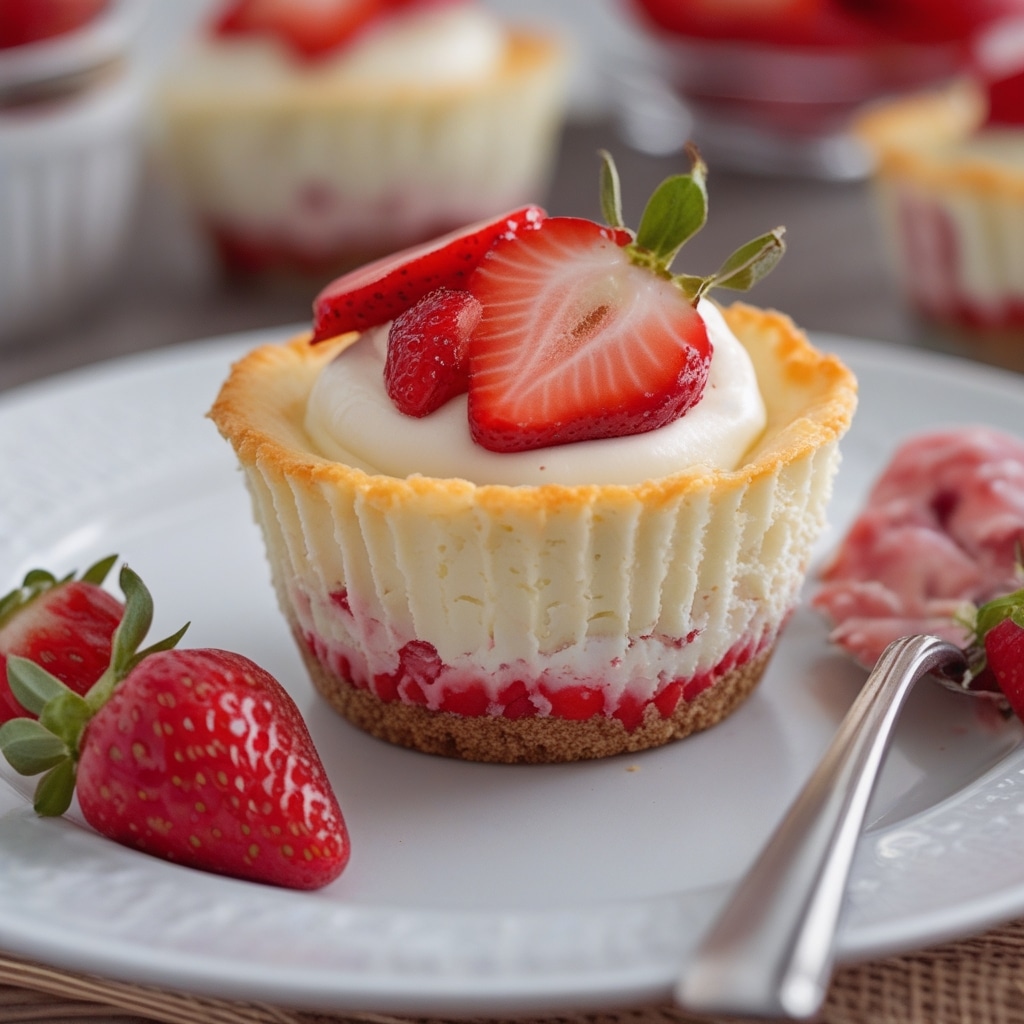 Keto Strawberry Cheesecake Cottage Cups