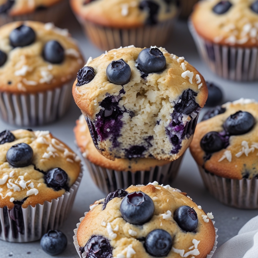 COTTAGE CHEESE BLUEBERRY MUFFINS