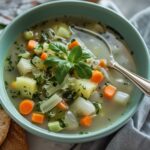 Light vegetable soup