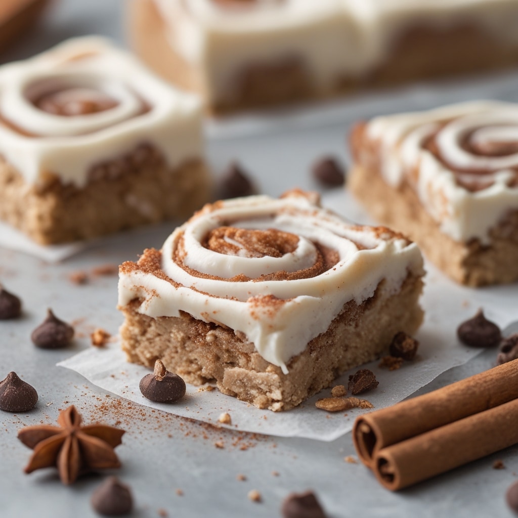 Keto Cinnamon Roll Protein Bars