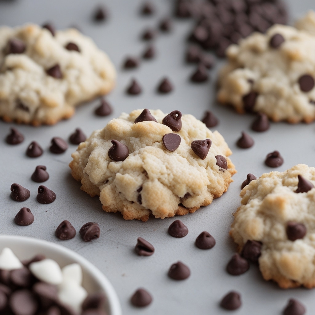Keto Chocolate Chip Cloud Cookies