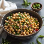 Mediterranean chickpea salad