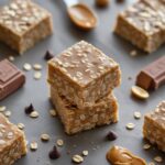 No-Bake Peanut Butter Oat Protein Squares