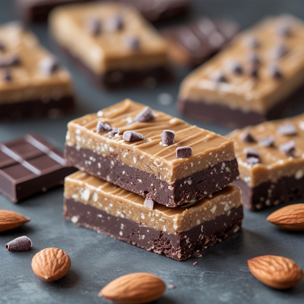 Chocolate Almond Butter Protein Bars